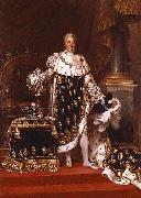 unknow artist Portrait de Charles X en costume de sacre oil painting reproduction